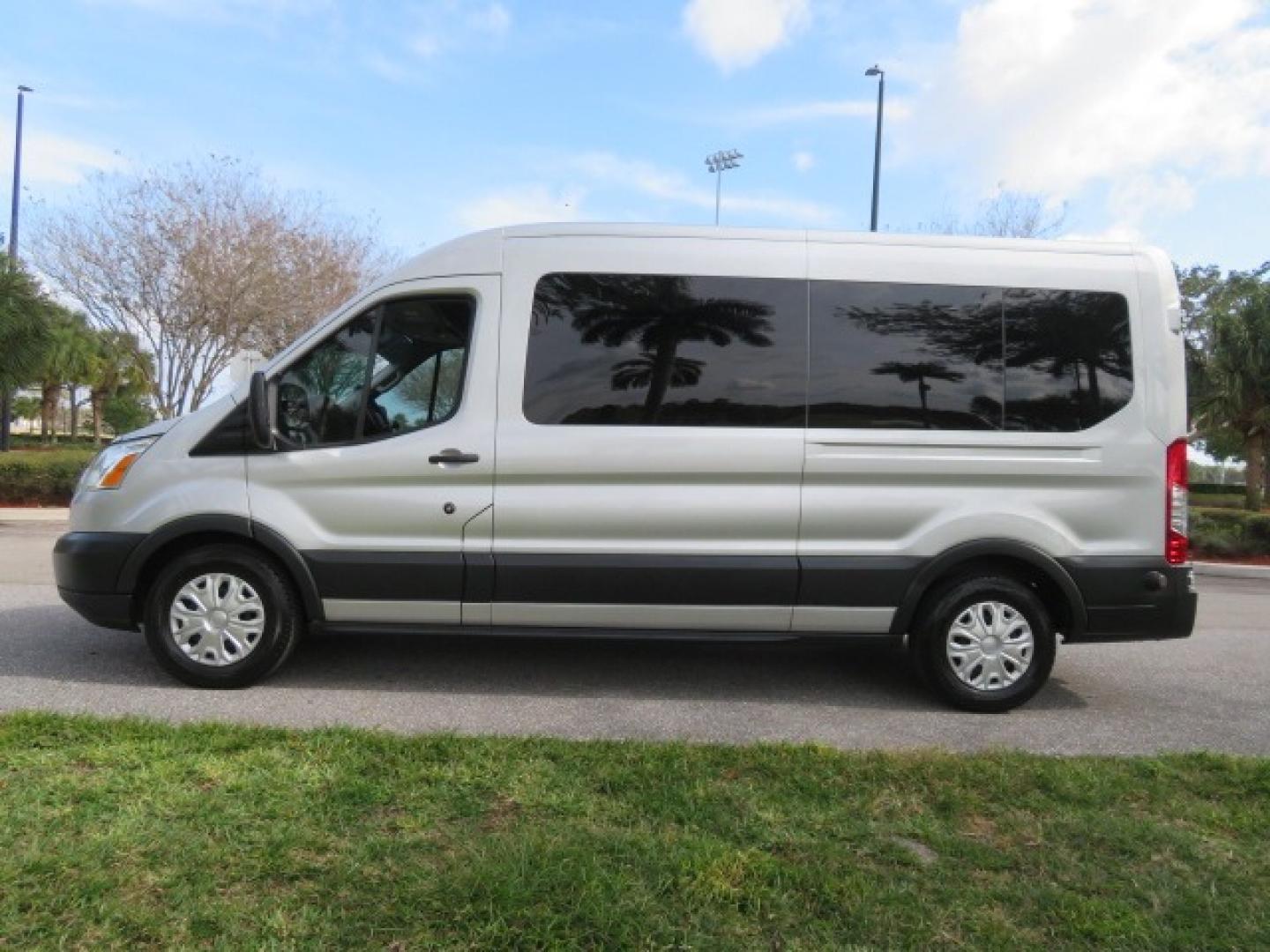 2015 Silver /Gray Ford Transit (1FBZX2CG0FK) , located at 4301 Oak Circle #19, Boca Raton, FL, 33431, (954) 561-2499, 26.388861, -80.084038 - Photo#10